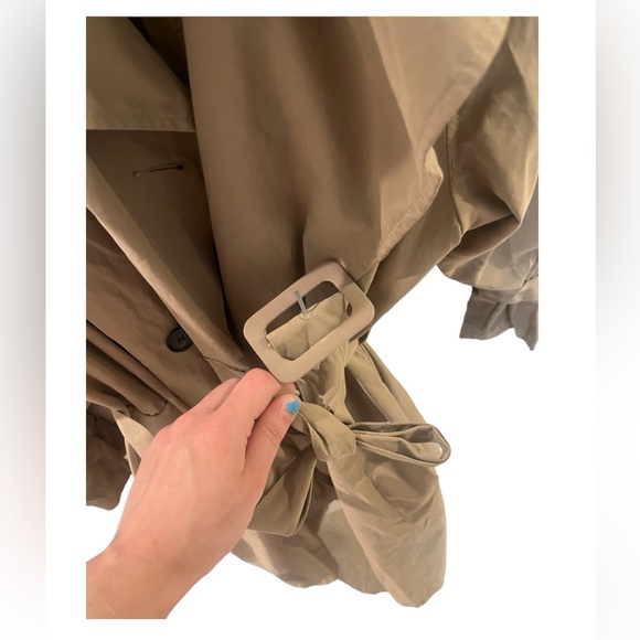 Zara belted trench coat USA L - Picture 2 of 4